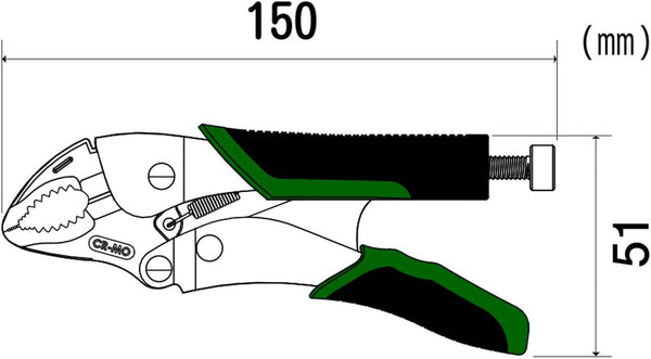 ENGINEER Screw Removal Locking Pliers