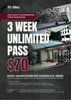 3 Weeks Unlimited (Normanton Exclusive) - Use by 1 July 2026