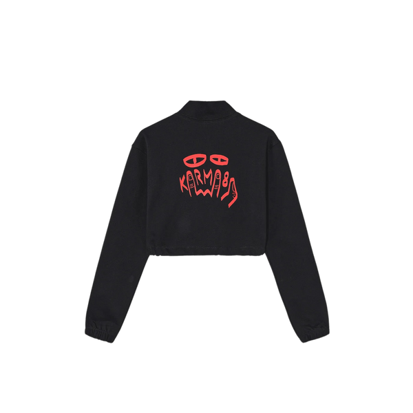 Cropped Halfzip Pullover