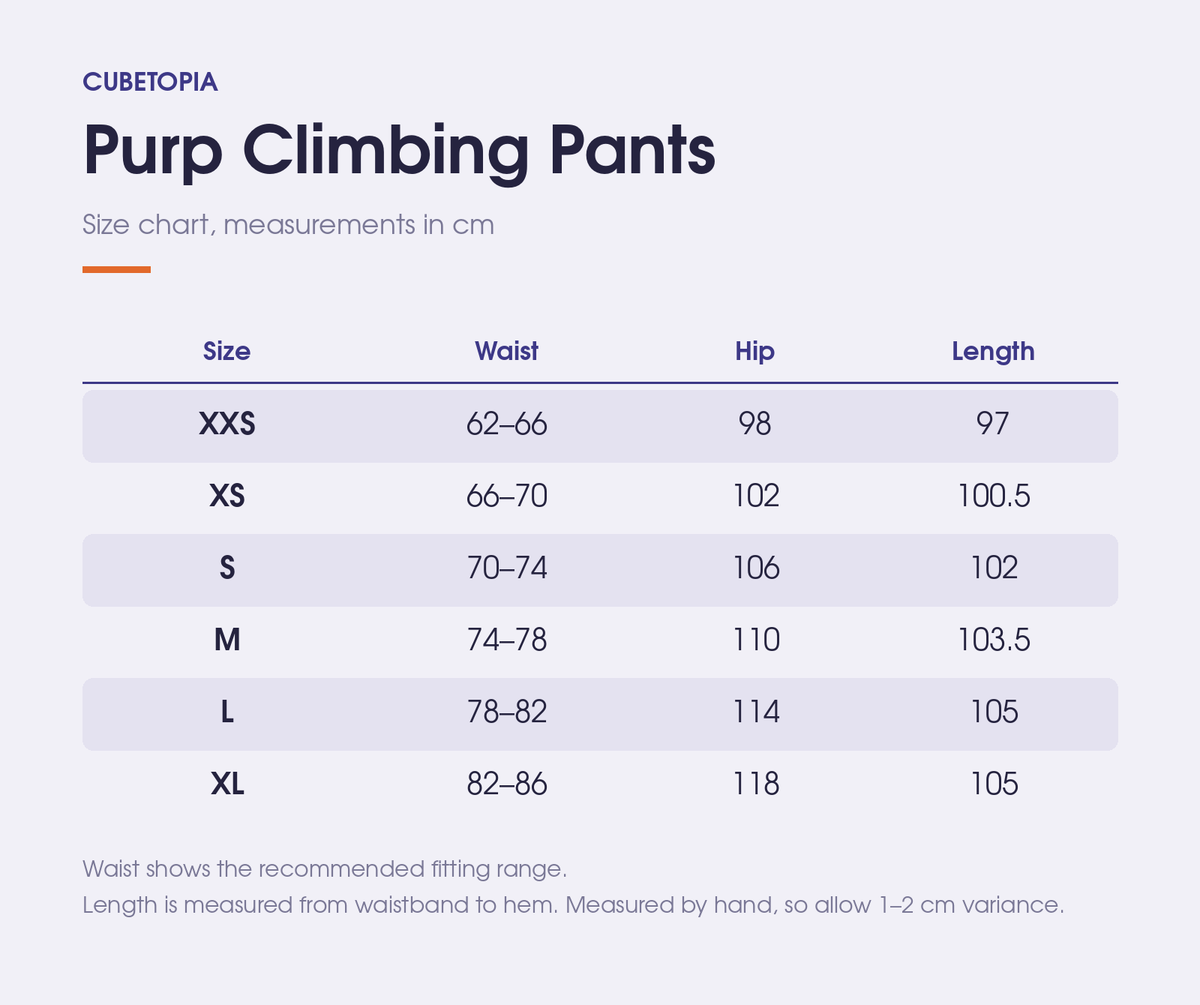 Purp Climbing Pants