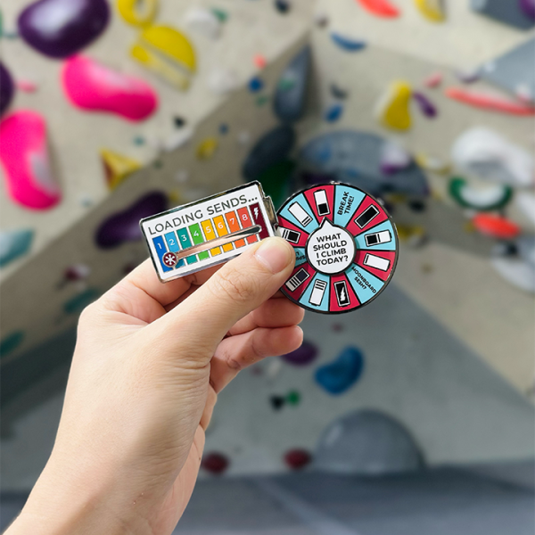 fit · bloc enamel pins